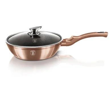 Berlinger Haus, Rose Gold, patelnia granitowa, 24 cm