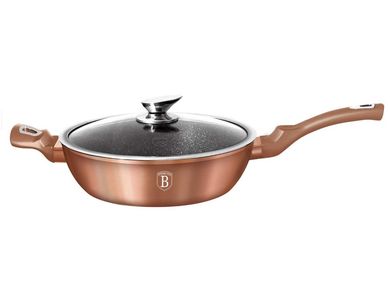 Berlinger Haus, Rose Gold, patelnia granitowa, 28 cm
