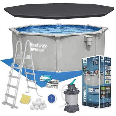 Bestway, basen ogrodowy, panelowy, całoroczny, 13w1, 366-122 cm