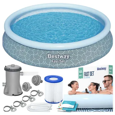 Bestway, basen ogrodowy, rozporowy, 9w1, 457-84 cm