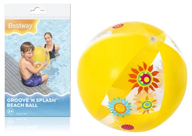 Bestway, dmuchana piłka, żółta, 51 cm