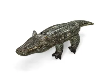 Bestway, dmuchany krokodyl do pływania, z uchwytem, 193-94 cm