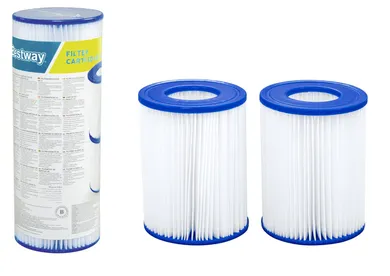 Bestway, filtr do pompy filtrującej, Typ II, 2 szt.