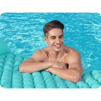 Bestway, Float'n'Roll, materac plażowy, 213-86 cm, turkusowy
