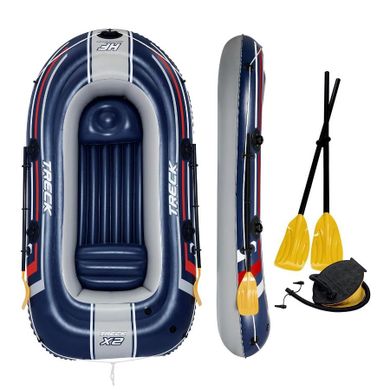 Bestway, ponton z wiosłami i pompką, Hydro-Force Treck X2