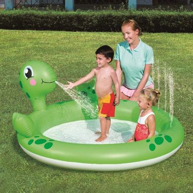 Bestway, Żółw, plac zabaw basen z fontanną, 180-152-66 cm