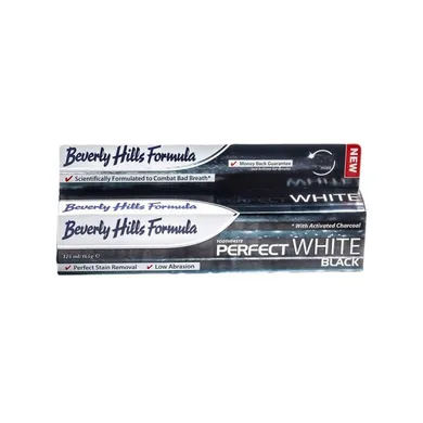 Beverly Hills, Perfect White Black, czarna pasta do zębów, 100 ml