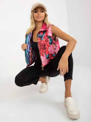 Bezrękawnik damski, różowy, Relevance