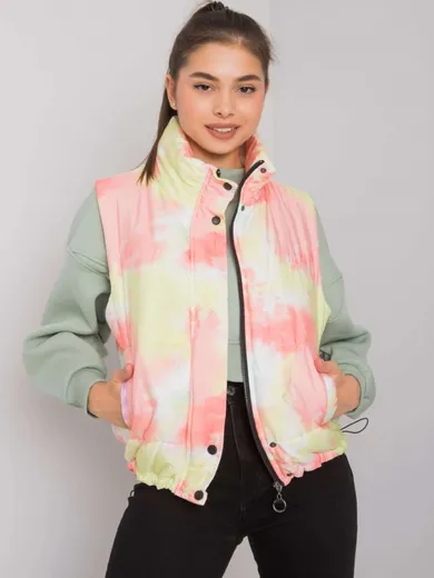 Bezrękawnik damski, żółty, Italy Moda