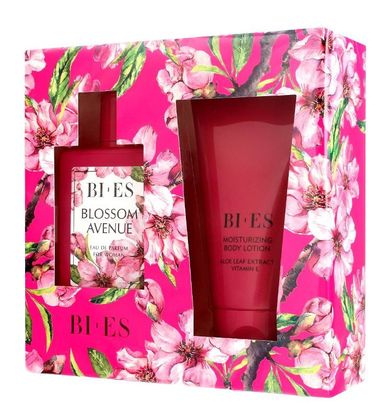 Bi-es, Blossom Avenue, zestaw prezentowy, woda perfumowana, 100 ml + lotion, 150 ml