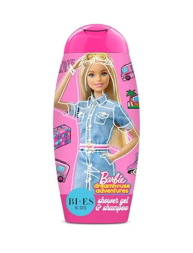 Bi-es, Kids, Barbie, Dreamhouse Adventures, żel pod prysznic i szampon, 2w1, 250 ml