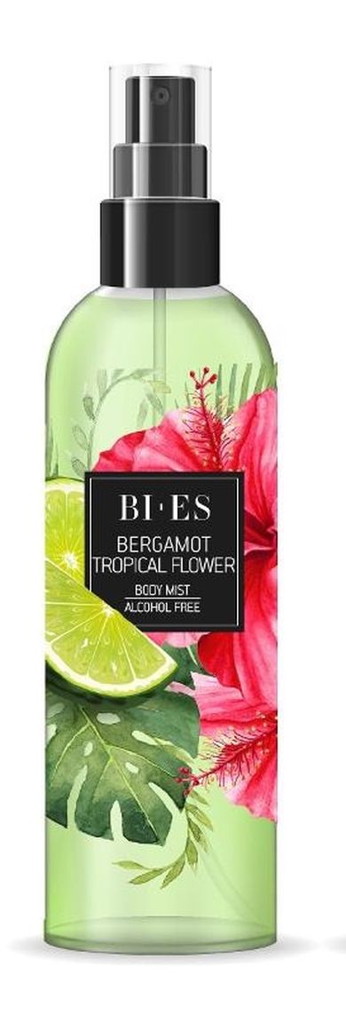 Bi-es, mgiełka zapachowa do ciała, bergamot & tropical flower, 200 ml