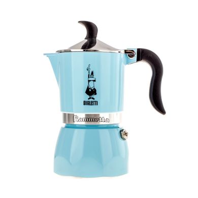 Bialetti, kawiarka Fiammetta Fluo 3tz, niebieska