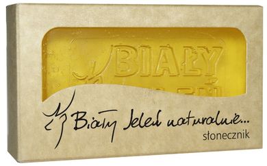 Biały Jeleń, hipoalergiczne mydło glicerynowe, Słonecznik, 100 g