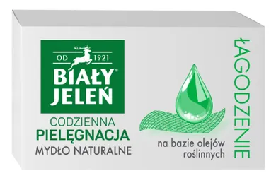 Biały Jeleń, Łagodzenie, ekstremalne nawilżenie, hipoalergiczne mydło na bazie olejów roślinnych, 85g