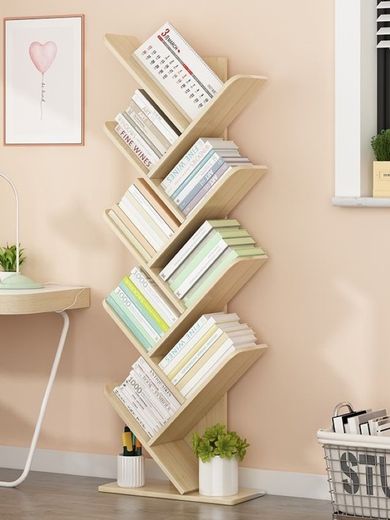 Biblioteczka, regał na książki w kształcie drzewa 5-poziomowy