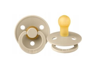 Bibs, Colour, smoczek uspokajający, kauczuk Hevea, Vanilla, rozmiar 2