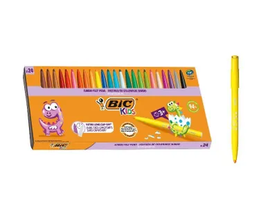 Bic, Kids, Visacolor XL, flamastry, 24 szt.