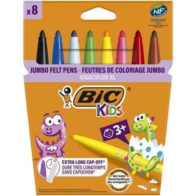 Bic, Kids, Visacolor XL, flamastry, 8 kolorów
