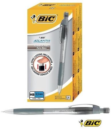 Bic, ołówek, Atlantis, 0,5 mm, 12 szt.