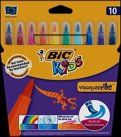 Bic, Visaquarelle, flamastry, 10 szt.