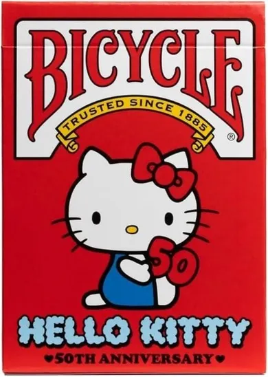 Bicycle, Hello Kitty, 50th Anniversary, karty do gry