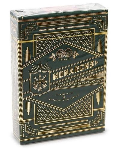 Bicycle, Monarchs, karty do gry, Green