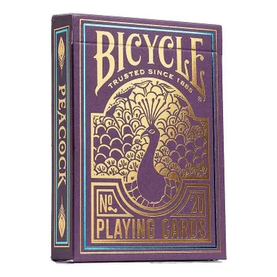 Bicycle, Peacock Purple, karty do gry