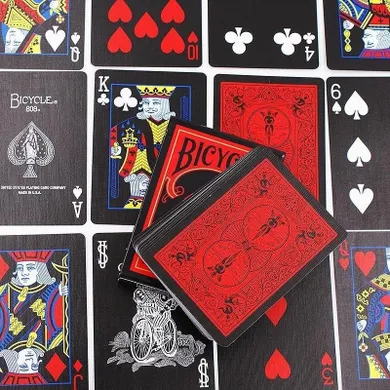 Bicycle, Reverse, karty do gry, Red&Black