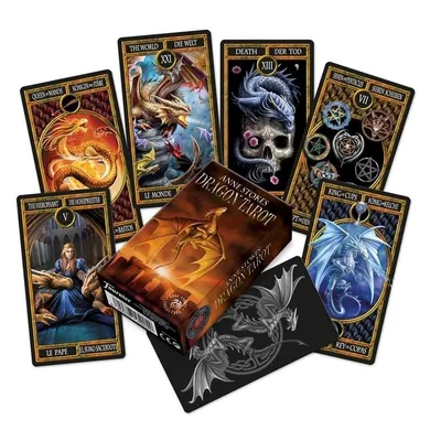 Bicycle, Tarot Dragons, Anne Stokes, karty do tarota