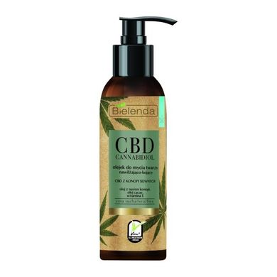 Bielenda, CBD, Cannabidiol, olejek do mycia twarzy nawilżająco-kojący, 140 ml