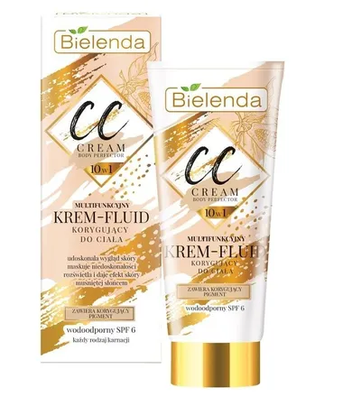 Bielenda, CC Body Perfector 10w1 Cream, krem-fluid do ciała korygujący, 175 ml
