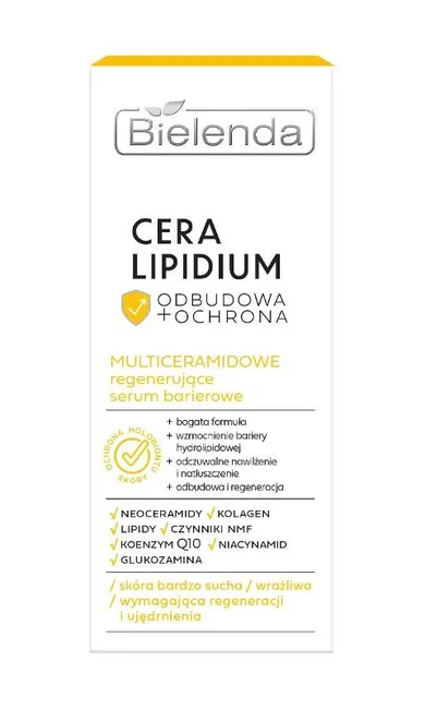 Bielenda, Cera Lipidium, odbudowa + ochrona multiceramidowe regenerujące serum barierowe, 30 ml