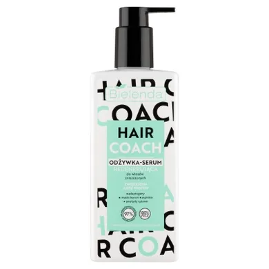 Bielenda, Hair Coach, odżywka-serum regenerująca do włosów zniszczonych, 280 ml