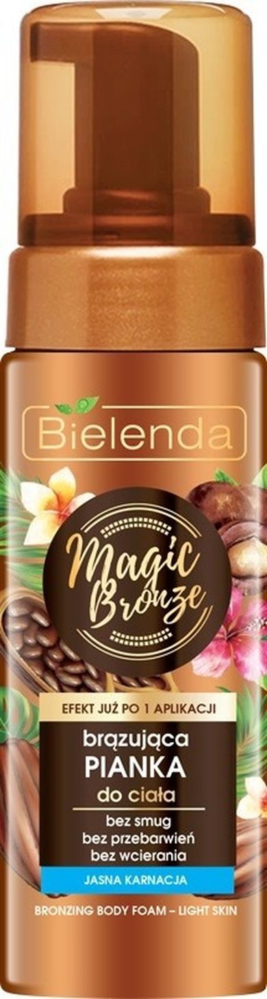 Bielenda, Magic Bronze, brązująca pianka do ciała, jasna karnacja, 150 ml