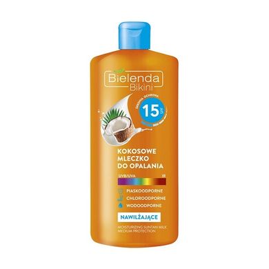 Bielenda Professional, Bikini, kokosowe mleczko do opalania SPF 15, 200 ml