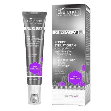 Bielenda Professional, Supremelab Bio-Tech Age, krem pod oczy wypełniająco-rozjaśniający, 15 ml