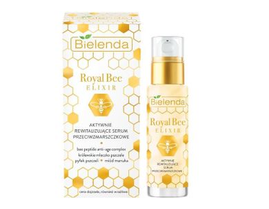 Bielenda, Royal Bee Elixir, aktywnie rewitalizujące serum przeciwzmarszczkowe, 30 ml