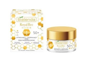 Bielenda, Royal Bee Elixir, krem 50+, liftingująco ujędrniający, przeciwzmarszczkowy, 50 ml