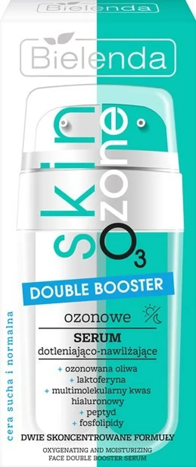 Bielenda, Skin O3 Zone Double Booster, ozonowe serum dotleniająco-nawilżające, 2-7,5 ml