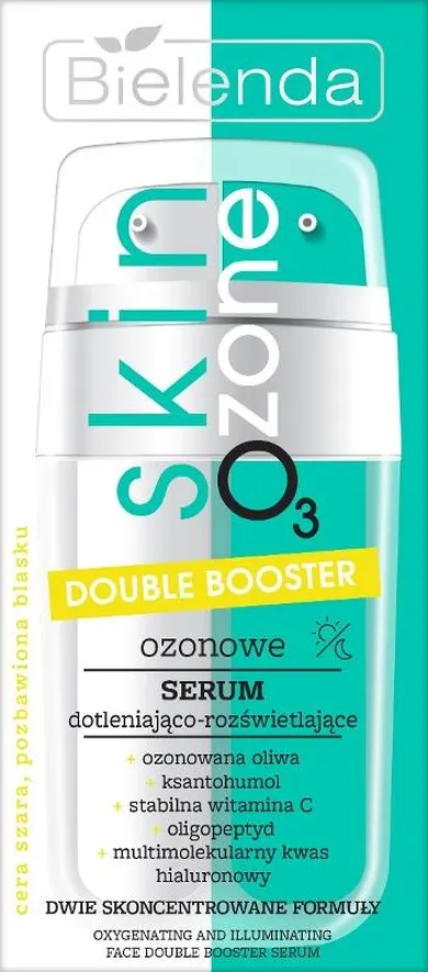 Bielenda skin o3 zone, double booster, serum dotleniająco - rozświetlające, 2-7,5 ml