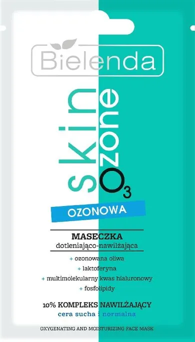 Bielenda skin o3 zone, maseczka dotleniająco - nawilżająca, 8g