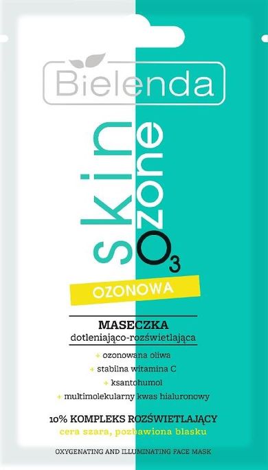 Bielenda skin o3 zone, maseczka dotleniająco - rozświetlająca, 8g
