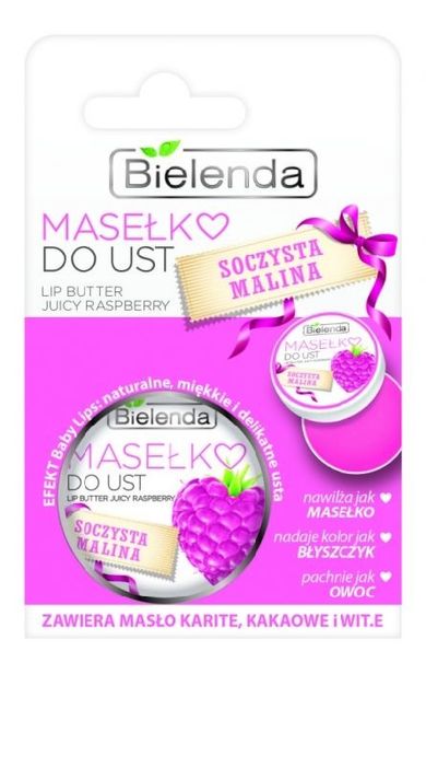 Bielenda, Soczysta Malina, masełko do ust, 15g