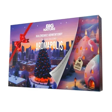 Big Nature, Aromapolis, kalendarz adwentowy, ze świecami sojowymi, 24 szt.