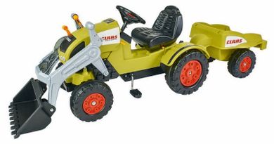 Big, Pojazd na pedały, Traktor Claas z przyczepą i łyżką