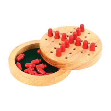 Bigjigs Toys, Mini Solitaire, gra logiczna