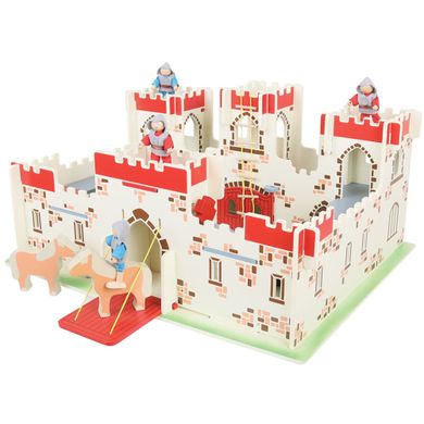 Bigjigs Toys, Zamek Króla Artura, zestaw z figurkami