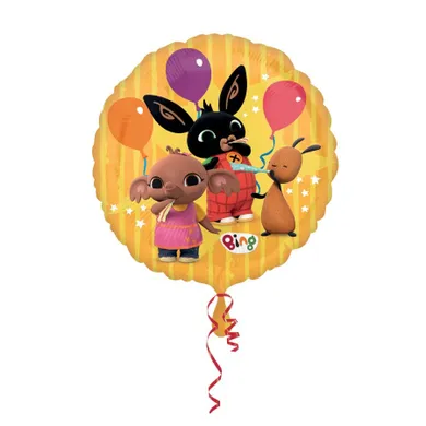 Bing, balon foliowy, 43 cm, żółty