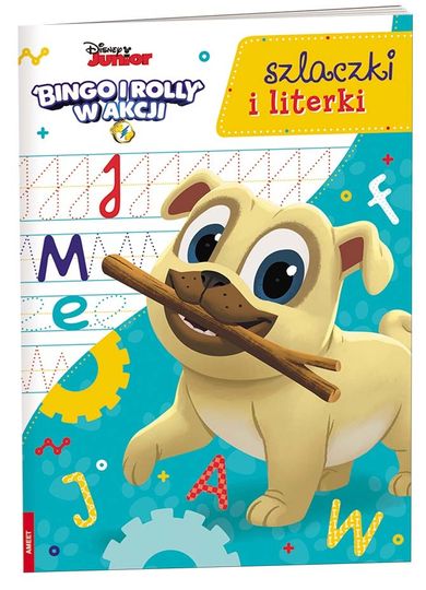 Bingo i Rolly w akcji. Szlaczki i literki